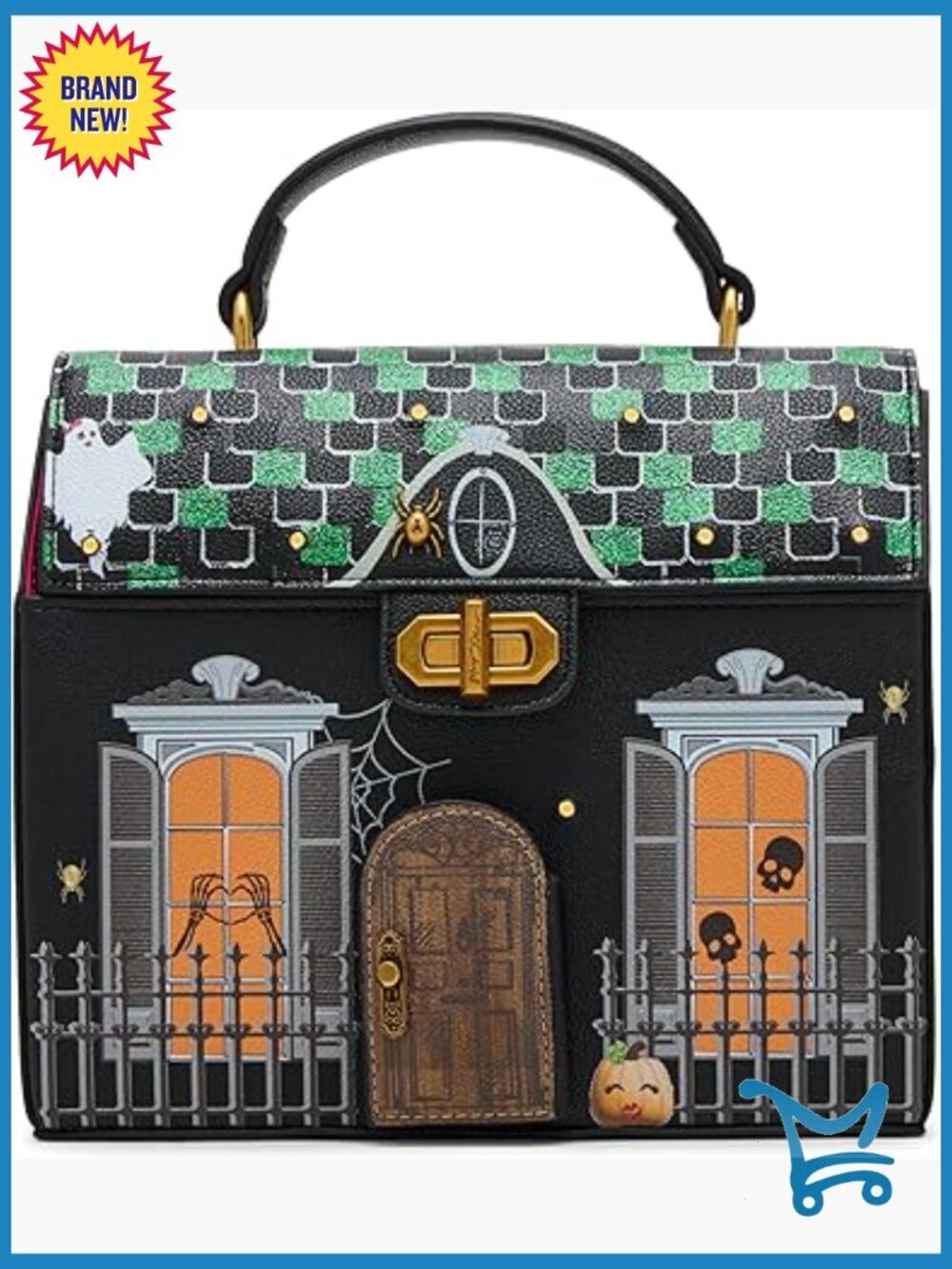 Light-Up Satchel Handbag with Removable Crossbody Strap